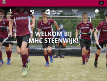 Tablet Screenshot of mhc-steenwijk.nl